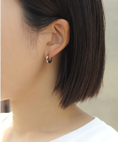 ieLS（イエルズ）の「金属アレルギー対応「ieLS」ステンレス Stainless Steel デザインフープピアス（ピアス（片耳用）・メンズ・その他4/その他2/その他1/その他3・ONE SIZE）」の11枚目の写真