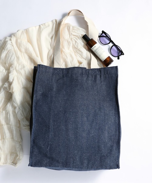 セール】【SETUP7】シャンブリックキャンバスボックストート マチあり