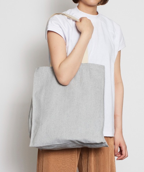 セール】【SETUP7】シャンブリックキャンバスボックストート マチあり