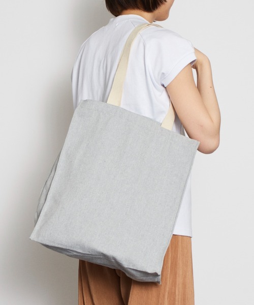 セール】【SETUP7】シャンブリックキャンバスボックストート マチあり