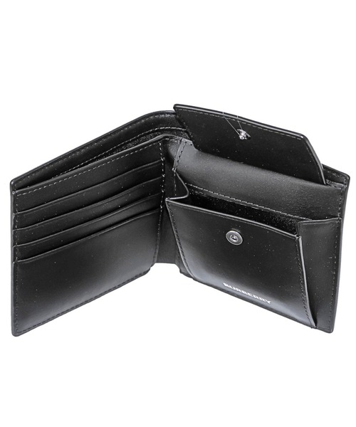 BURBERRY（バーバリー）の「BURBERRY BILL COIN LONDON CHECK BIFOLD WALLET バーバリー ロンドンチェック 二つ折り財布（財布・メンズ・チャコール・FREE）」の5枚目の写真