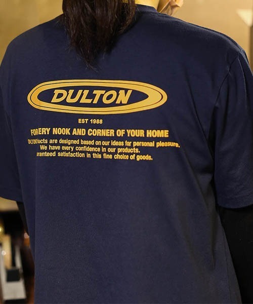 DULTON（ダルトン）の「DULTON T-SHIRT OVAL LOGO/ダルトン Tシャツ オーバル ロゴ（Tシャツ/カットソー・メンズ・ホワイト/ブラック/ネイビー/イエロー・LARGE/SMALL/MEDIUM）」の3枚目の写真