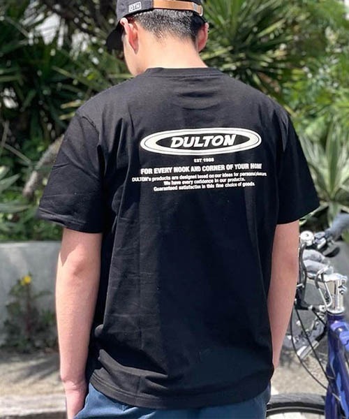DULTON（ダルトン）の「DULTON T-SHIRT OVAL LOGO/ダルトン Tシャツ オーバル ロゴ（Tシャツ/カットソー・メンズ・ホワイト/ブラック/ネイビー/イエロー・LARGE/SMALL/MEDIUM）」の2枚目の写真