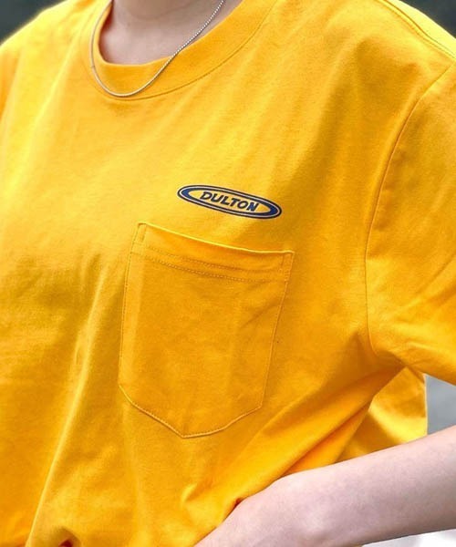 DULTON（ダルトン）の「DULTON T-SHIRT OVAL LOGO/ダルトン Tシャツ オーバル ロゴ（Tシャツ/カットソー・メンズ・ホワイト/ブラック/ネイビー/イエロー・LARGE/SMALL/MEDIUM）」の9枚目の写真