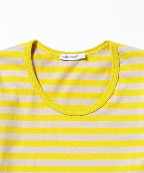 marimekko（マリメッコ）の「marimekko / tiiaボーダーワンピース（ワンピース・レディース・オレンジ/イエロー・X-SMALL）」の17枚目の写真