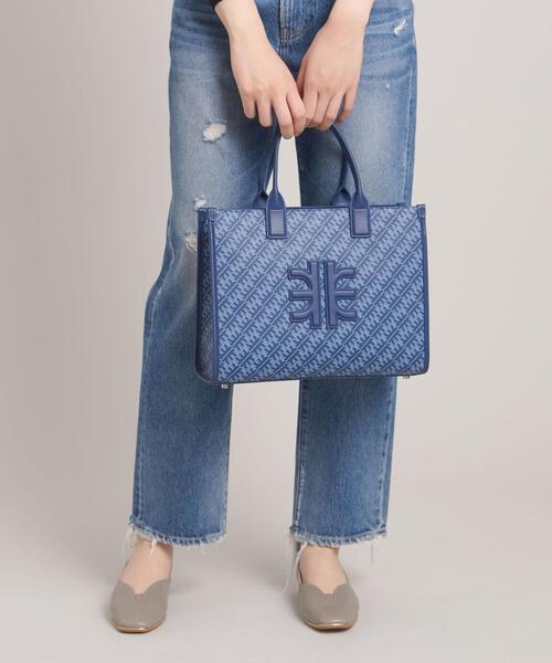 JW PEI(ジェイダブリューペイ)の「<JW PEI>FEI MediumTote(トートバッグ・レディース・ネイビー/ブラウン・FREE)」の2枚目の写真