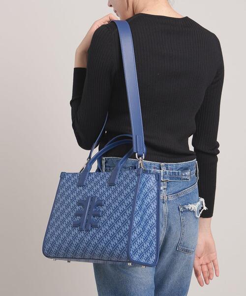 JW PEI(ジェイダブリューペイ)の「<JW PEI>FEI MediumTote(トートバッグ・レディース・ネイビー/ブラウン・FREE)」の18枚目の写真