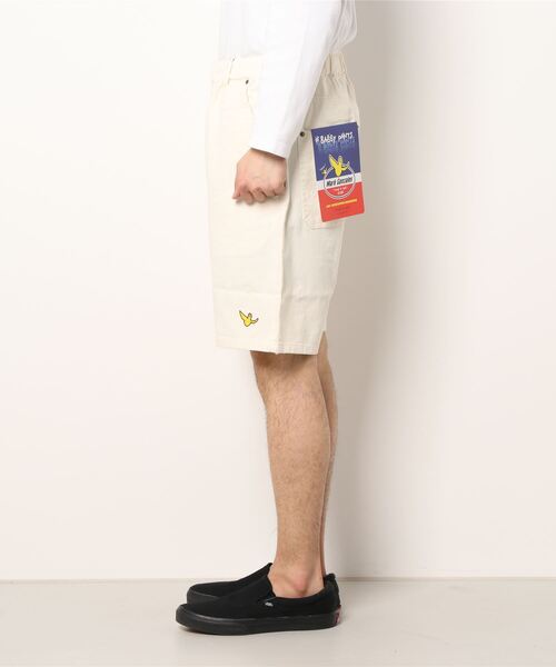 (What it isNt)ART BY MARKGONZALES(ワットイットイズント)の「【(What it isNt)ART BY MARKGONZALES】デニムショーツ(その他パンツ・メンズ・ダークインディゴブルー/オフホワイト/ライトインディゴブルー・M/L/XL)」の5枚目の写真