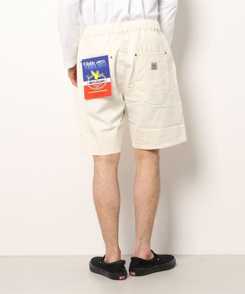 (What it isNt)ART BY MARKGONZALES(ワットイットイズント)の「【(What it isNt)ART BY MARKGONZALES】デニムショーツ(その他パンツ・メンズ・ダークインディゴブルー/オフホワイト/ライトインディゴブルー・M/L/XL)」の4枚目の写真
