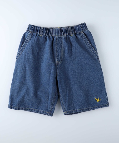 (What it isNt)ART BY MARKGONZALES(ワットイットイズント)の「【(What it isNt)ART BY MARKGONZALES】デニムショーツ(その他パンツ・メンズ・ダークインディゴブルー/オフホワイト/ライトインディゴブルー・M/L/XL)」の3枚目の写真