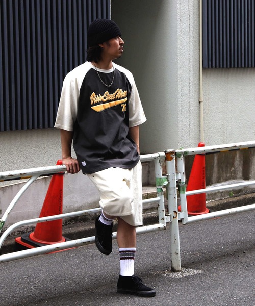 (What it isNt)ART BY MARKGONZALES(ワットイットイズント)の「【(What it isNt)ART BY MARKGONZALES】デニムショーツ(その他パンツ・メンズ・ダークインディゴブルー/オフホワイト/ライトインディゴブルー・M/L/XL)」の17枚目の写真
