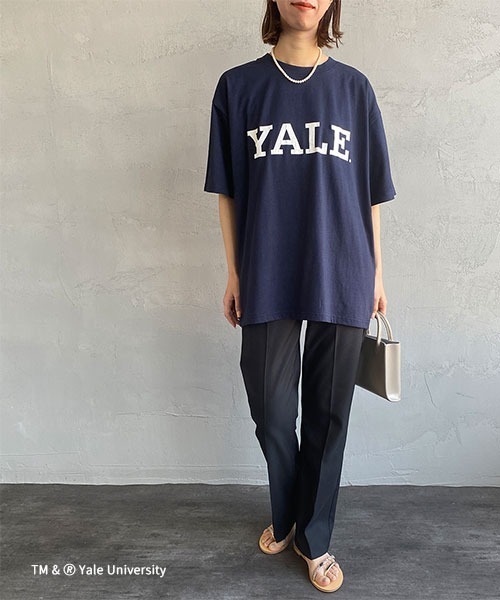 セール】[YALE/イェール] 別注 カレッジロゴプリントTシャツ（Tシャツ