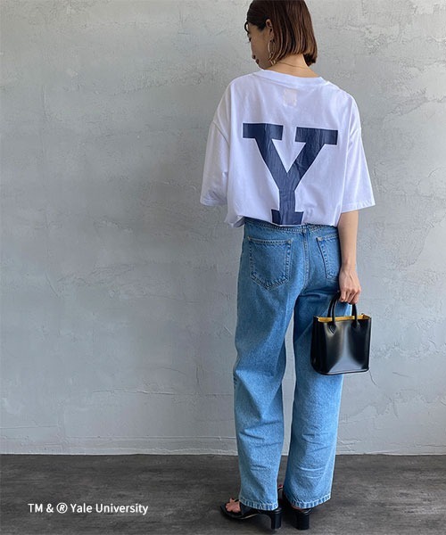 セール】[YALE/イェール] 別注 カレッジロゴプリントTシャツ（Tシャツ