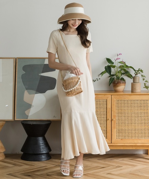 Julia Boutique(ジュリアブティック)の「パール付きかごバッグ/22174(かごバッグ・レディース・ベージュ・ONE)」の8枚目の写真