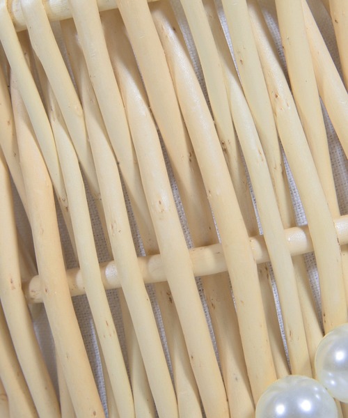 Julia Boutique(ジュリアブティック)の「パール付きかごバッグ/22174(かごバッグ・レディース・ベージュ・ONE)」の11枚目の写真