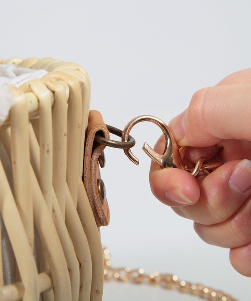 Julia Boutique(ジュリアブティック)の「パール付きかごバッグ/22174(かごバッグ・レディース・ベージュ・ONE)」の15枚目の写真