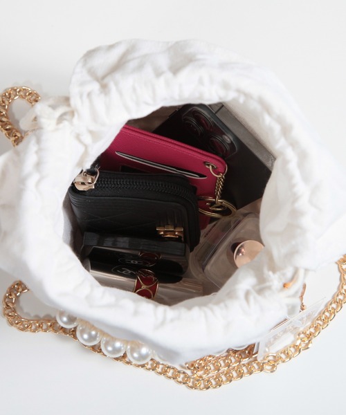 Julia Boutique(ジュリアブティック)の「パール付きかごバッグ/22174(かごバッグ・レディース・ベージュ・ONE)」の20枚目の写真