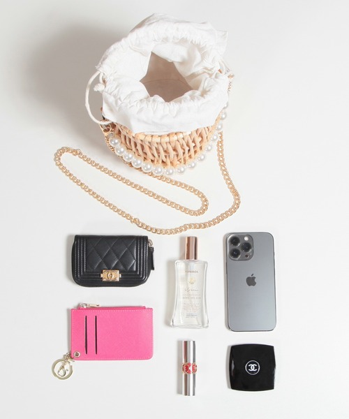 Julia Boutique(ジュリアブティック)の「パール付きかごバッグ/22174(かごバッグ・レディース・ベージュ・ONE)」の21枚目の写真