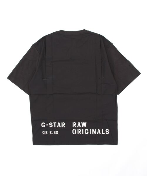 G-STAR(ジースター)の「UTILITY MIX BOXY T-SHIRT/バックプリント/ロゴT/オーバーサイズ(Tシャツ/カットソー・メンズ・ライトグレー/ダークブラック/ライトグリーン・SMALL/MEDIUM/LARGE/X-SMALL/X-LARGE)」の14枚目の写真