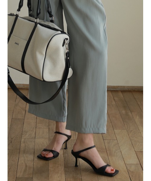 AMAIL（アマイル）の「Mature cawa sandal（サンダル・レディース・ブラック/ピンク/レッド・L/M/S）」の2枚目の写真