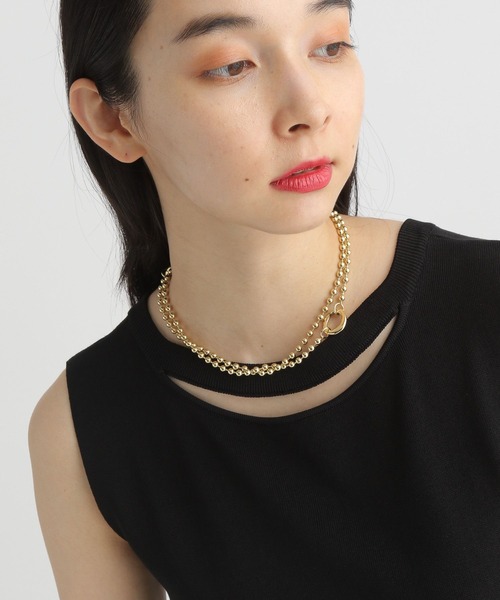 HARE（ハレ）の「マルチWAYボールチェーンネックレス(HARE)（ネックレス・レディース・シルバー/ゴールド・FREE）」の6枚目の写真