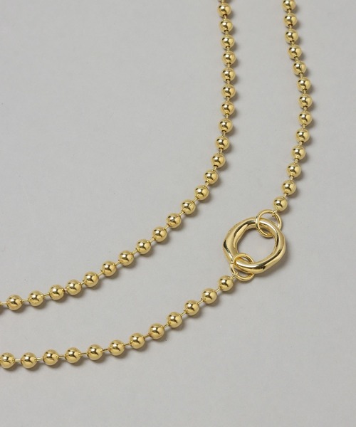 HARE（ハレ）の「マルチWAYボールチェーンネックレス(HARE)（ネックレス・レディース・シルバー/ゴールド・FREE）」の5枚目の写真