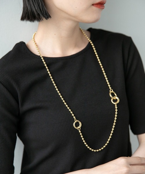 HARE（ハレ）の「マルチWAYボールチェーンネックレス(HARE)（ネックレス・レディース・シルバー/ゴールド・FREE）」の19枚目の写真