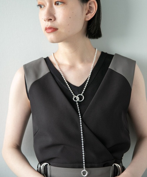 HARE（ハレ）の「マルチWAYボールチェーンネックレス(HARE)（ネックレス・レディース・シルバー/ゴールド・FREE）」の14枚目の写真