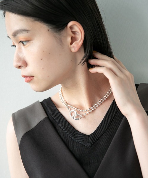 HARE（ハレ）の「マルチWAYボールチェーンネックレス(HARE)（ネックレス・レディース・シルバー/ゴールド・FREE）」の17枚目の写真