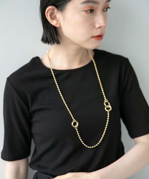 HARE（ハレ）の「マルチWAYボールチェーンネックレス(HARE)（ネックレス・レディース・シルバー/ゴールド・FREE）」の18枚目の写真