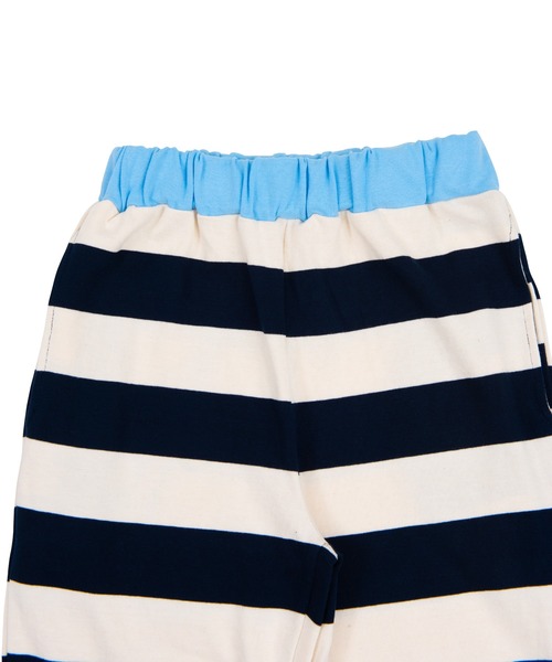 PUNYUS（プニュズ）の「ボーダーフレアパンツ（スウェットパンツ・レディース・オフホワイト/グリーン/オレンジ/ブルー/レッド/ブラック/ピンク・4/2/3/1）」の21枚目の写真