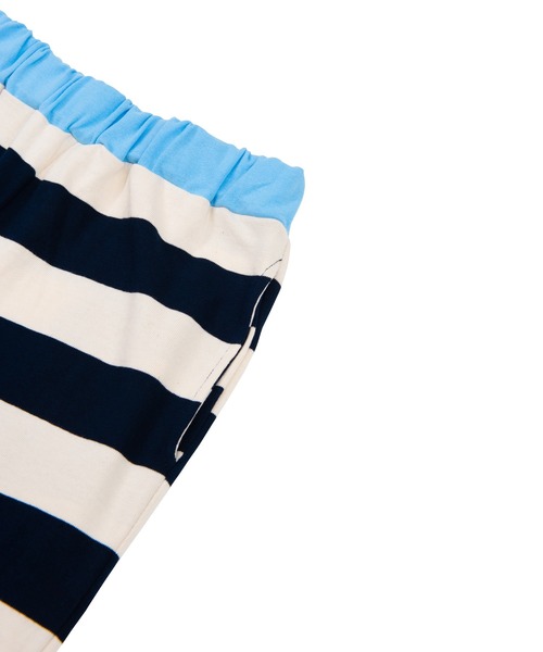 PUNYUS（プニュズ）の「ボーダーフレアパンツ（スウェットパンツ・レディース・オフホワイト/グリーン/オレンジ/ブルー/レッド/ブラック/ピンク・4/2/3/1）」の22枚目の写真