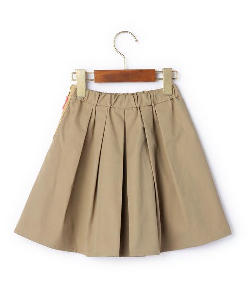 green label relaxing（グリーンレーベルリラクシング）の「【KIDS】ポイントファスナーボリュームスカート◆（スカート・キッズ・ブラック/ベージュ・95/105/135/125/115）」の10枚目の写真