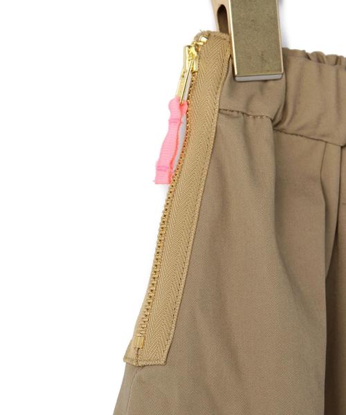 green label relaxing（グリーンレーベルリラクシング）の「【KIDS】ポイントファスナーボリュームスカート◆（スカート・キッズ・ブラック/ベージュ・95/105/135/125/115）」の5枚目の写真