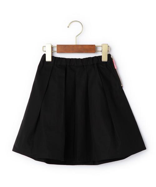 green label relaxing（グリーンレーベルリラクシング）の「【KIDS】ポイントファスナーボリュームスカート◆（スカート・キッズ・ブラック/ベージュ・95/105/135/125/115）」の8枚目の写真