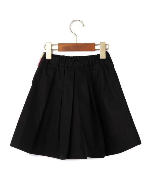 green label relaxing（グリーンレーベルリラクシング）の「【KIDS】ポイントファスナーボリュームスカート◆（スカート・キッズ・ブラック/ベージュ・95/105/135/125/115）」の9枚目の写真