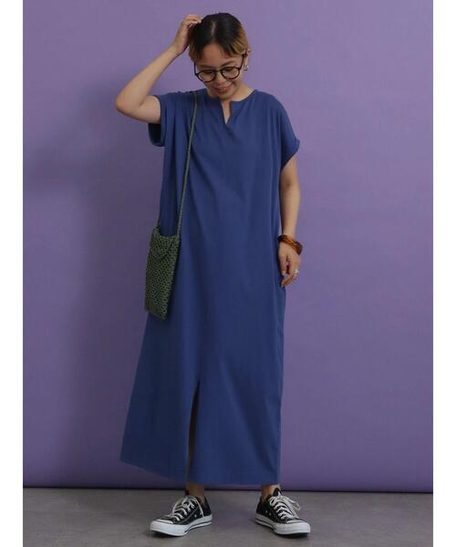 AMERICAN HOLIC(アメリカンホリック)の「スキッパーストレートワンピース(ワンピース・レディース・チャコールグレー/ピンク/ブルー・M/L)」の18枚目の写真