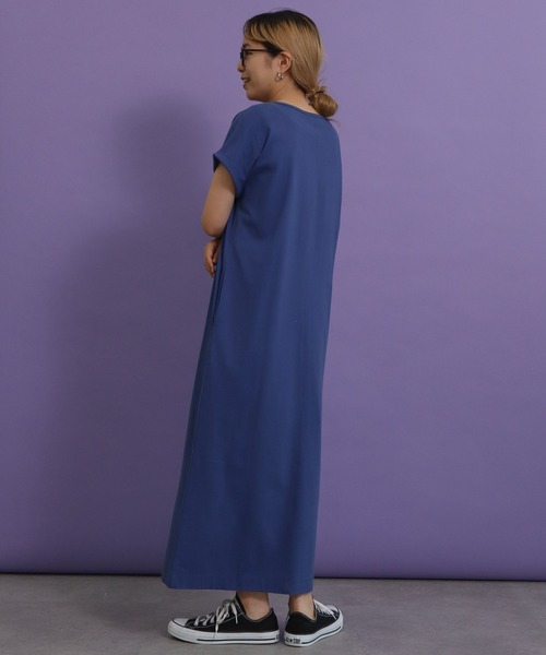 AMERICAN HOLIC(アメリカンホリック)の「スキッパーストレートワンピース(ワンピース・レディース・チャコールグレー/ピンク/ブルー・M/L)」の9枚目の写真