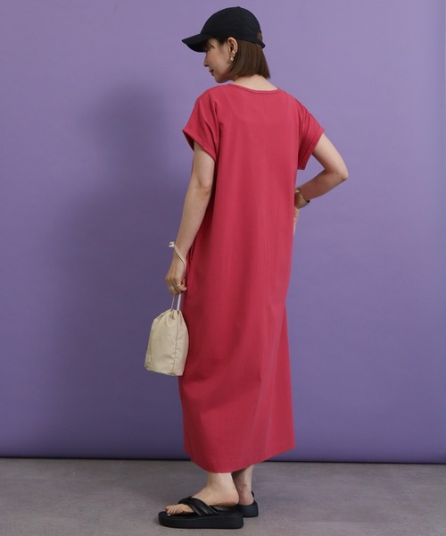 AMERICAN HOLIC(アメリカンホリック)の「スキッパーストレートワンピース(ワンピース・レディース・チャコールグレー/ピンク/ブルー・M/L)」の11枚目の写真