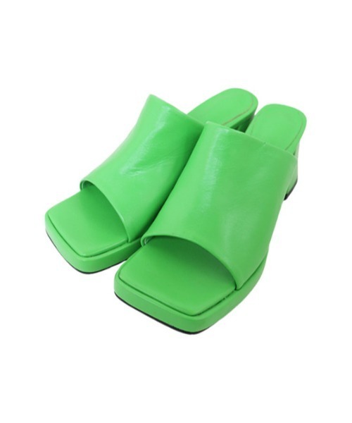 AMAIL（アマイル）の「Mode standard sandal（サンダル・レディース・ブラック/グリーン・S/L/M）」の14枚目の写真