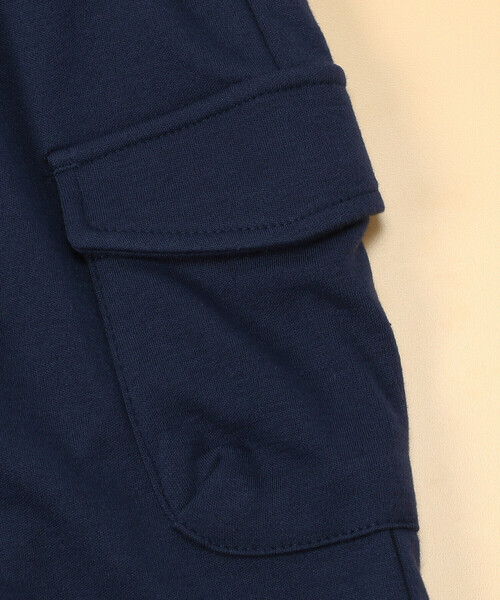 COMME CA ISM(コムサイズム)の「カーゴグルカパンツ(80・90cm)(カーゴパンツ・キッズ・ベージュ/ネイビー・80cm/90cm)」の5枚目の写真