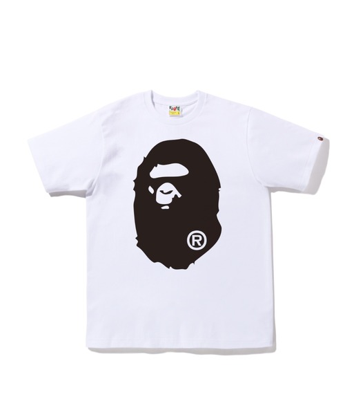 超希少新品タグ付 MCM BY A BATHING APEコラボブラックTシャツ A BATHING APE（アベイシングエイプ）の「MIRROR COLLEGE TEE K（T