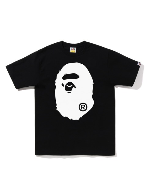 A BATHING APE(アベイシングエイプ)の「BICOLOR BIG APE HEAD TEE M(Tシャツ/カットソー)」|ブラック