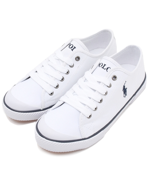 styles(スタイルス)の「ジュニア ウィメンズ ポロ ラルフローレン チャズ POLO CHAZ(スニーカー・レディース・ホワイト/ネイビー/ピンク・23cm/24.5cm/24cm/23.5cm/25cm)」の2枚目の写真