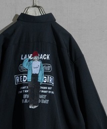 Red Cap Girl | 【a-r】〔Red Cap Girl/レッドキャップガール〕ナチュラルストレッチポリエステル バック刺繍シャツ　長袖(シャツ/ブラウス)