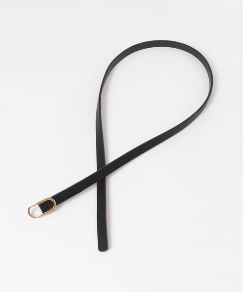 SMELLY（スメリー）の「オーバルリングベルト（ベルト・レディース・キャメル/ブラック・-）」の12枚目の写真