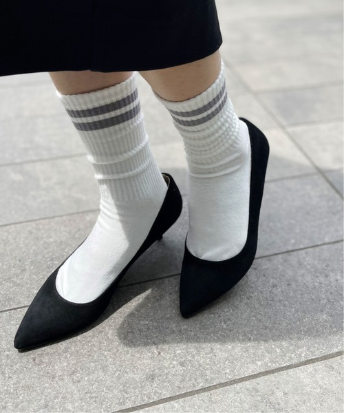 Spick & Span（スピックアンドスパン）の「≪予約≫【CORSO ROMA9/コルソローマノーヴェ】 スエードパンプス（パンプス・レディース・ブラック/ベージュ・35/36/37/38）」の3枚目の写真