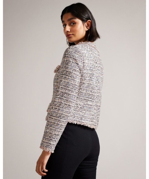 Ted Baker(テッドベーカー)の「RENATA ショート フリンジ ジャケット(テーラードジャケット・レディース・ライトピンク・1/2/3/0)」の9枚目の写真