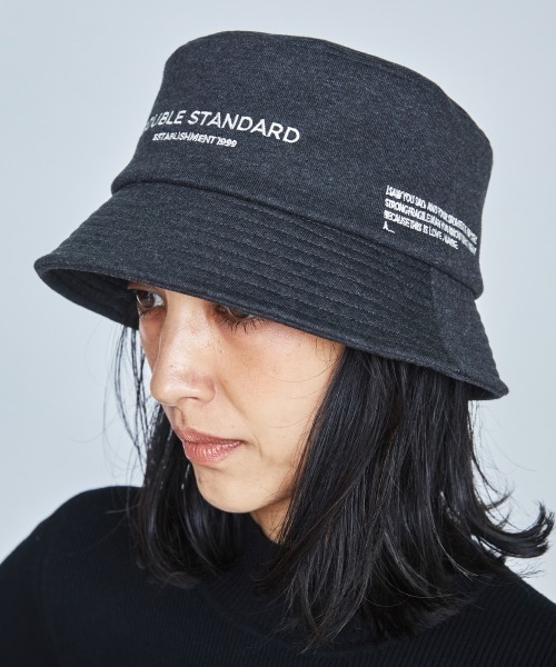 DOUBLE STANDARD CLOTHING（ダブルスタンダードクロージング）の「メジャー裏毛ハット（ハット・レディース・チャコール/キャメル・FREE）」の11枚目の写真