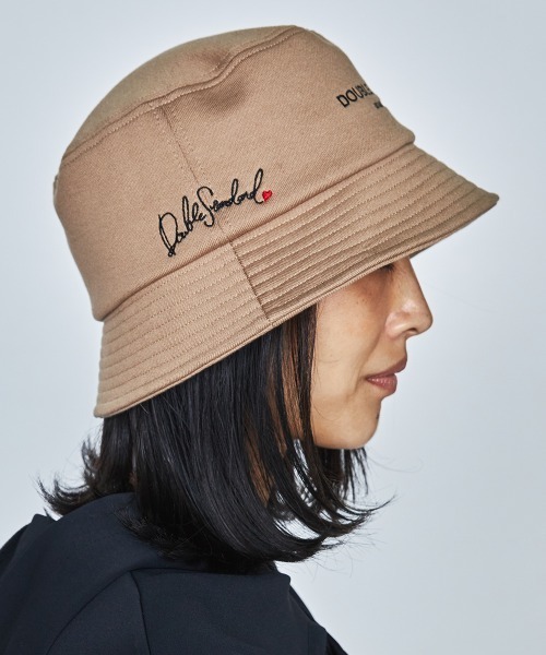 DOUBLE STANDARD CLOTHING（ダブルスタンダードクロージング）の「メジャー裏毛ハット（ハット・レディース・チャコール/キャメル・FREE）」の14枚目の写真